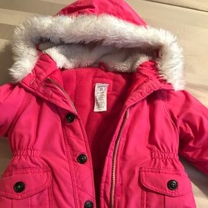 Carters winter coat with fur hood